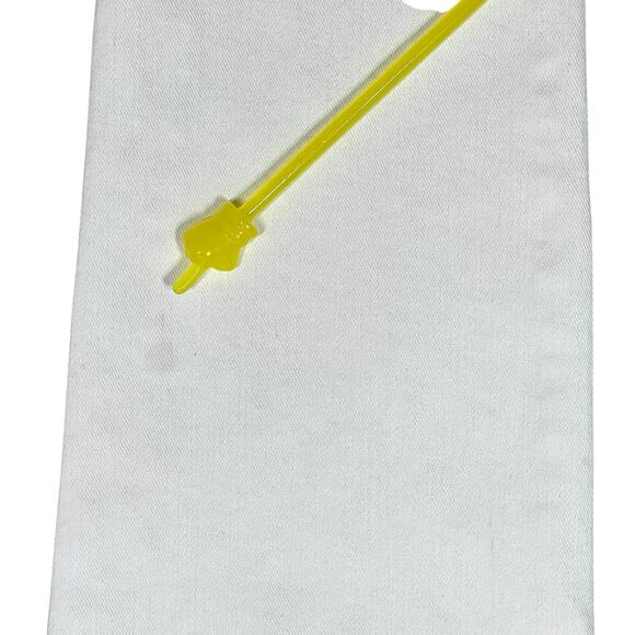 R13 X-Over Skinny Jeans Women 25" White Riot Stretch Denim Cross Waist Summer - Picture 15 of 16